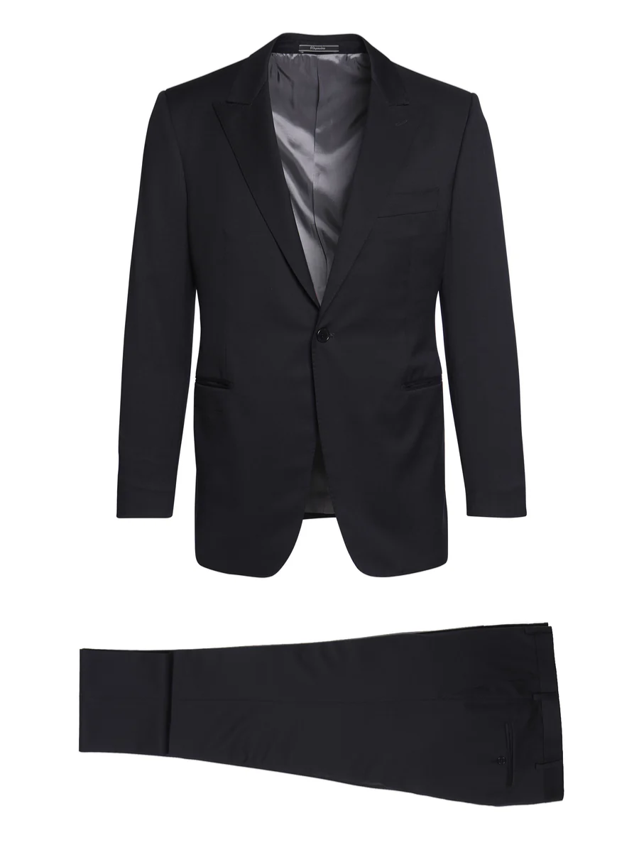 Dark Blue Suit S150 Wool