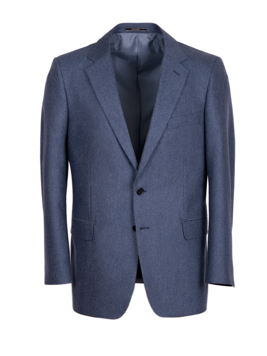 Airforce blue wool/cashmere jacket