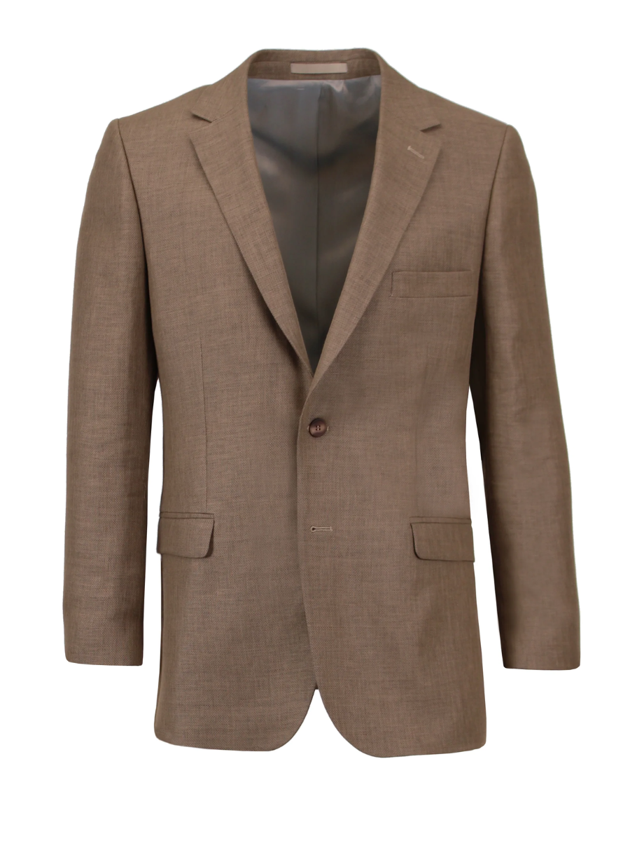 Brown wool/ linen jacket