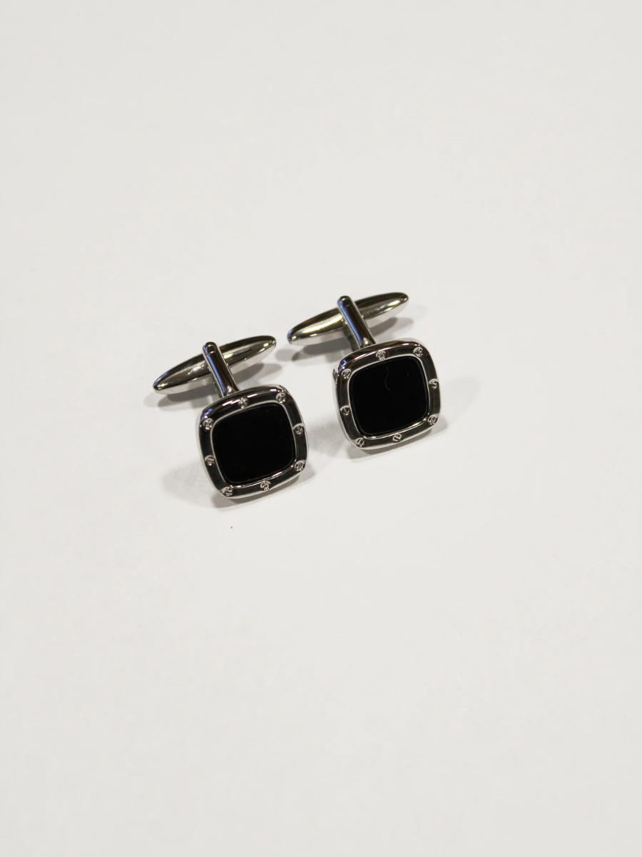 Cufflinks onyx black