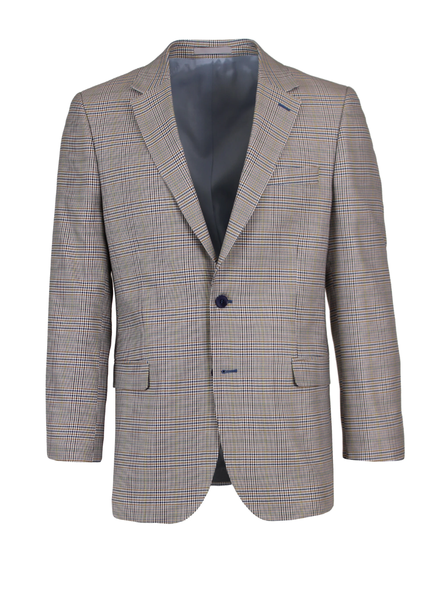 Light grey / blue Prince of Wales jacket