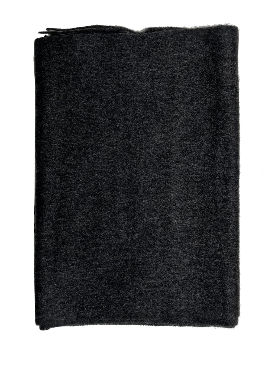 Charcoal grey wool scarf