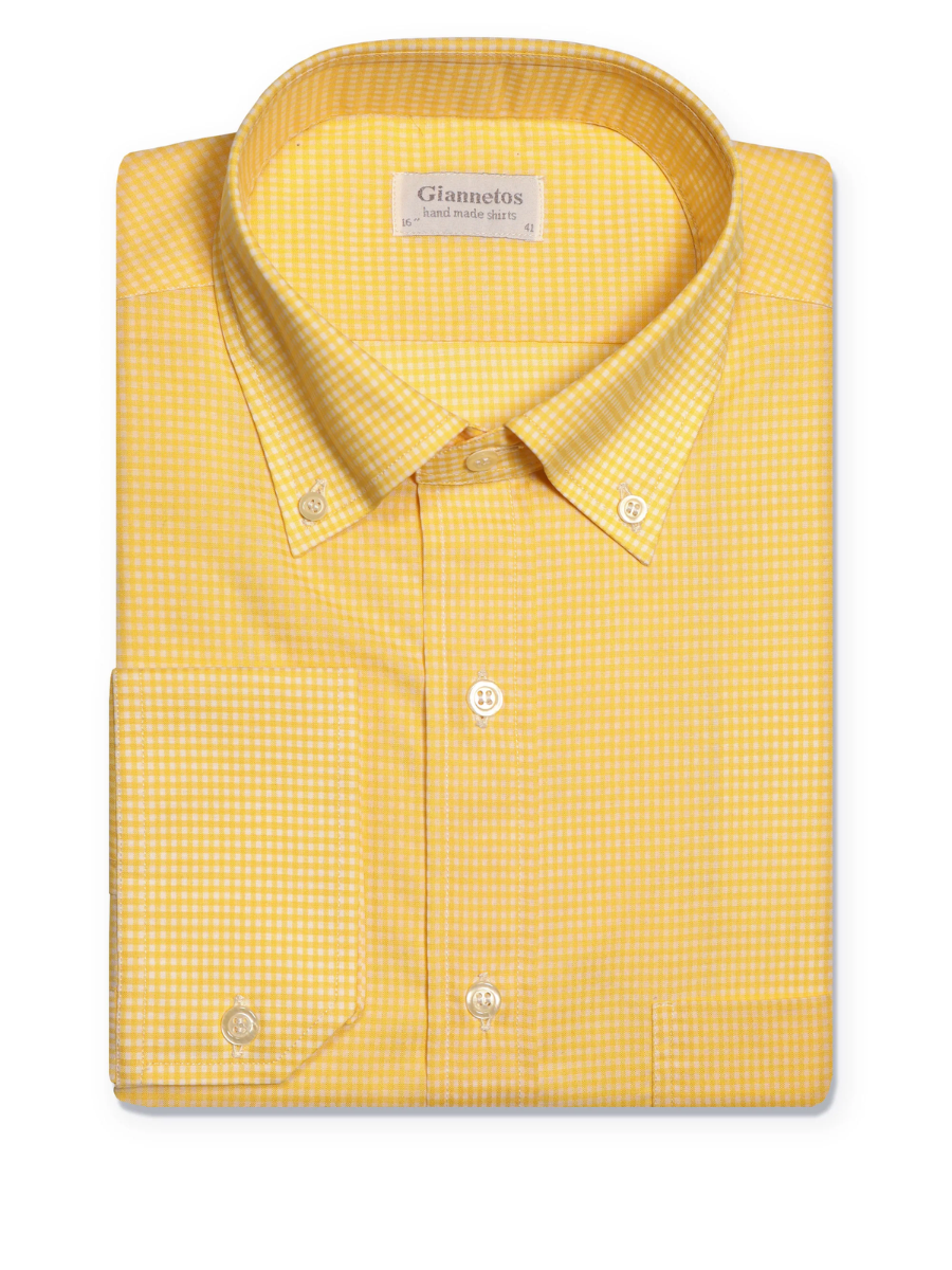 Yellow checkered shirt