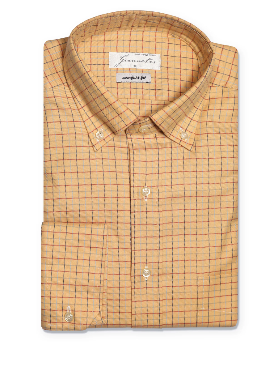 Yellow checkered shirt