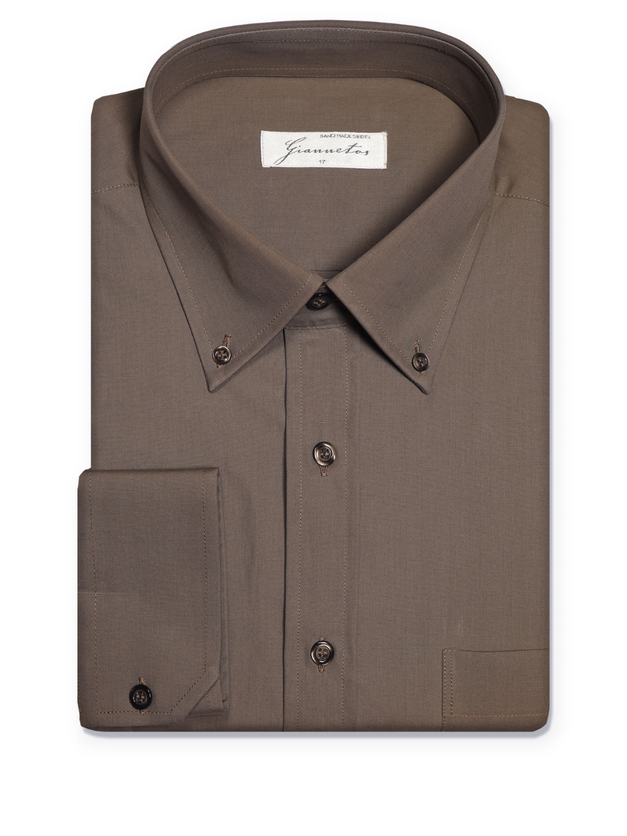 Brown cotton shirt
