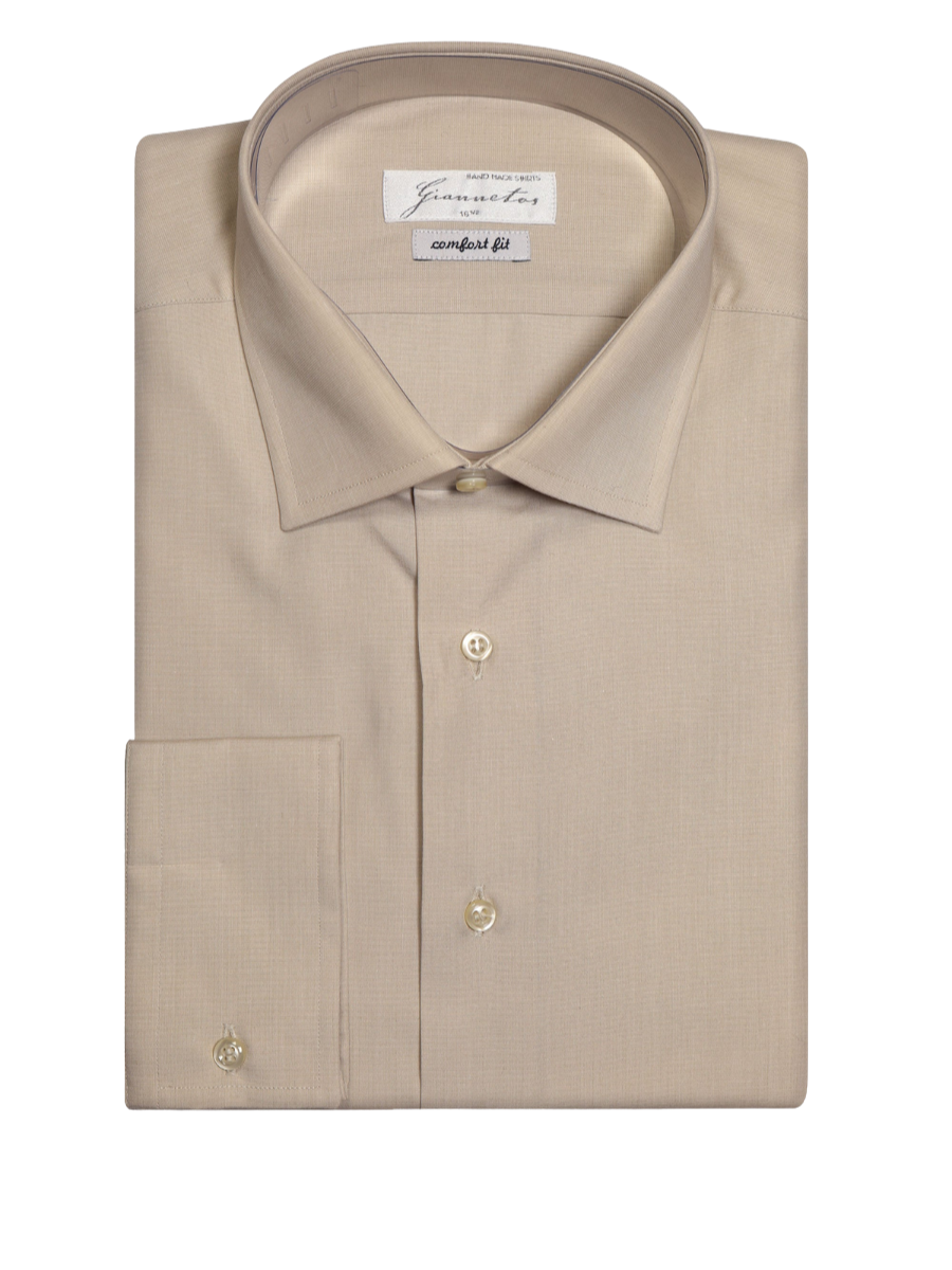 Beige cotton shirt