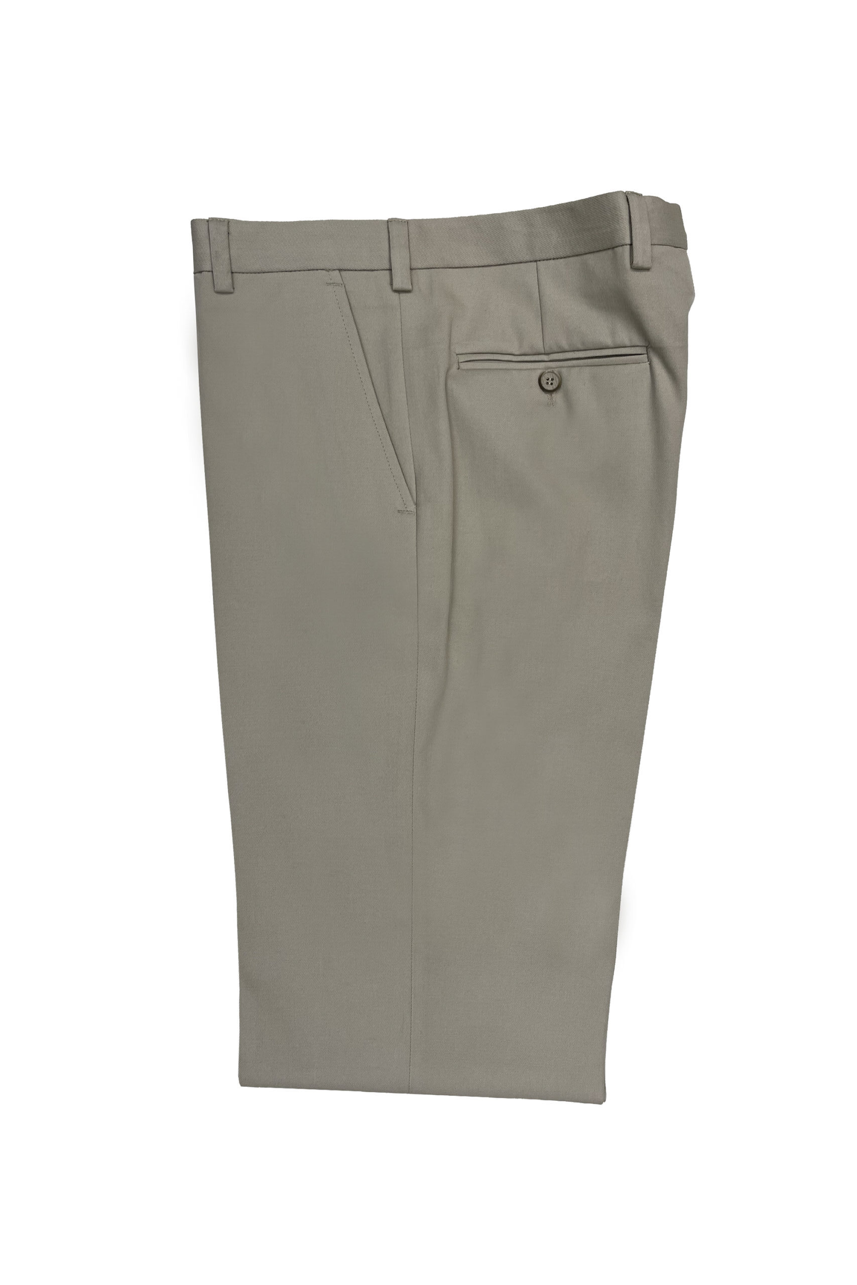 Beige cotton trousers