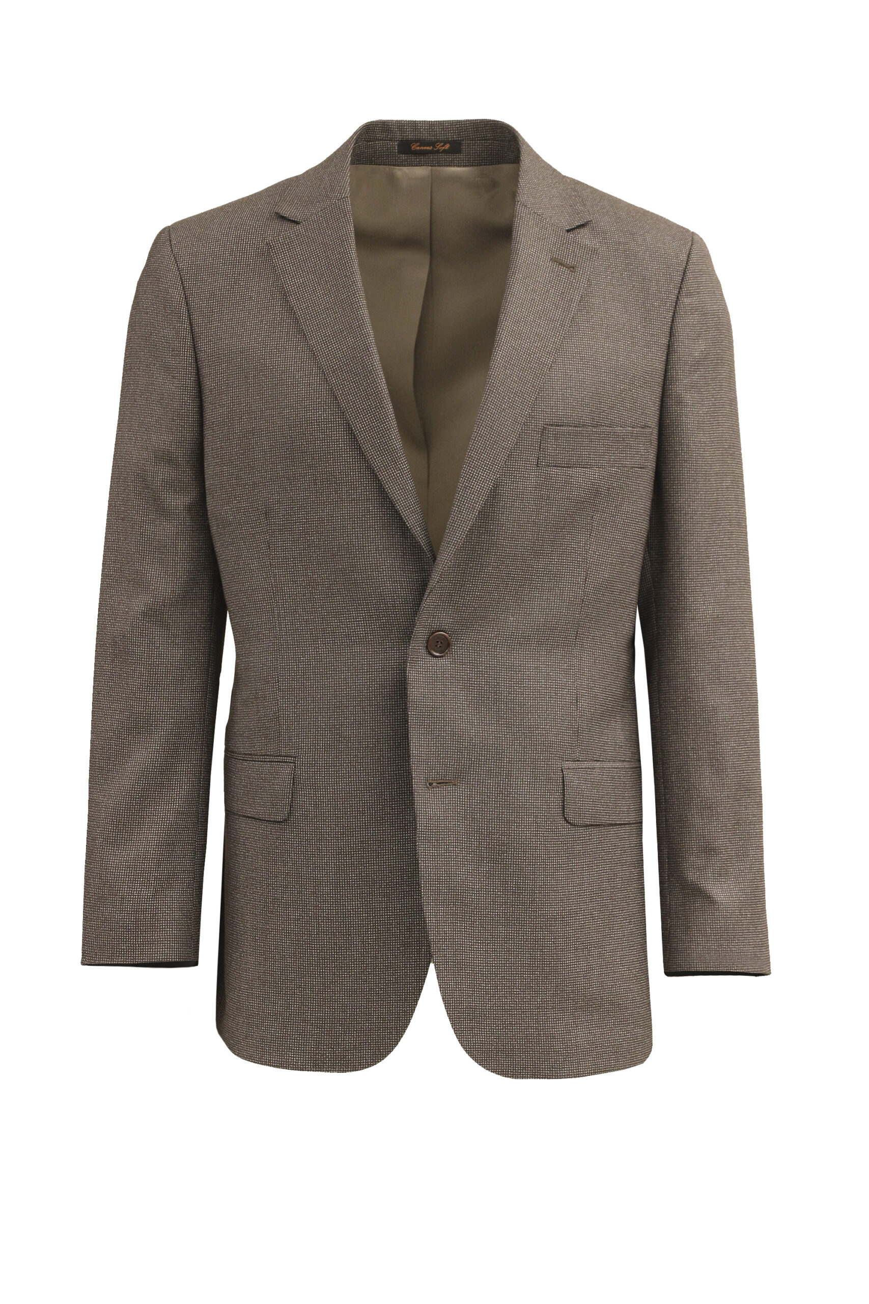 Brown blazer on a white background