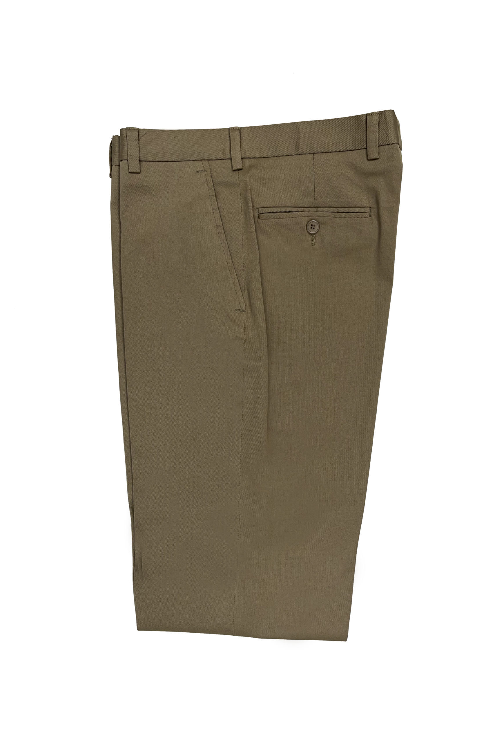 Sand beige cotton trousers