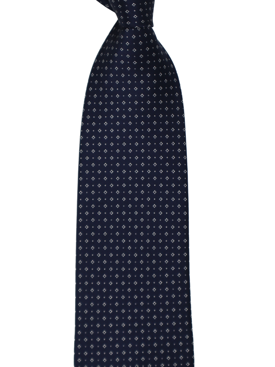 Μεταξωτή γραβάτα Italo Ferretti με μπλε μοτίβο