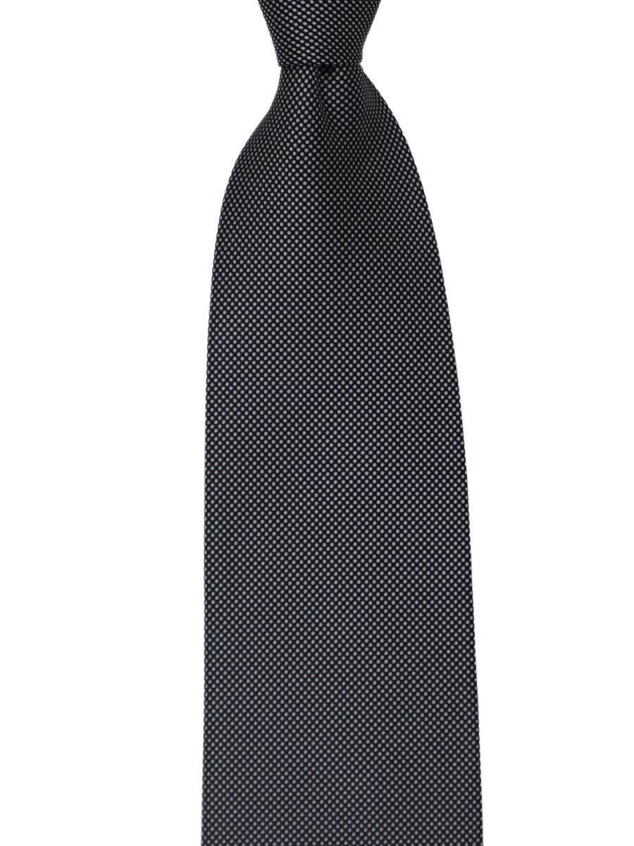 Γραβάτα από γκρι μετάξι Italo Ferretti